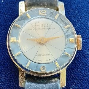 Rare Vintage Agon Unbreakable Mainspring Swiss Made